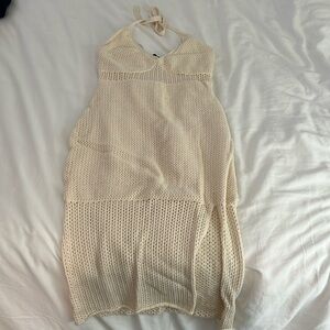 New Lulus cream knit summer dress